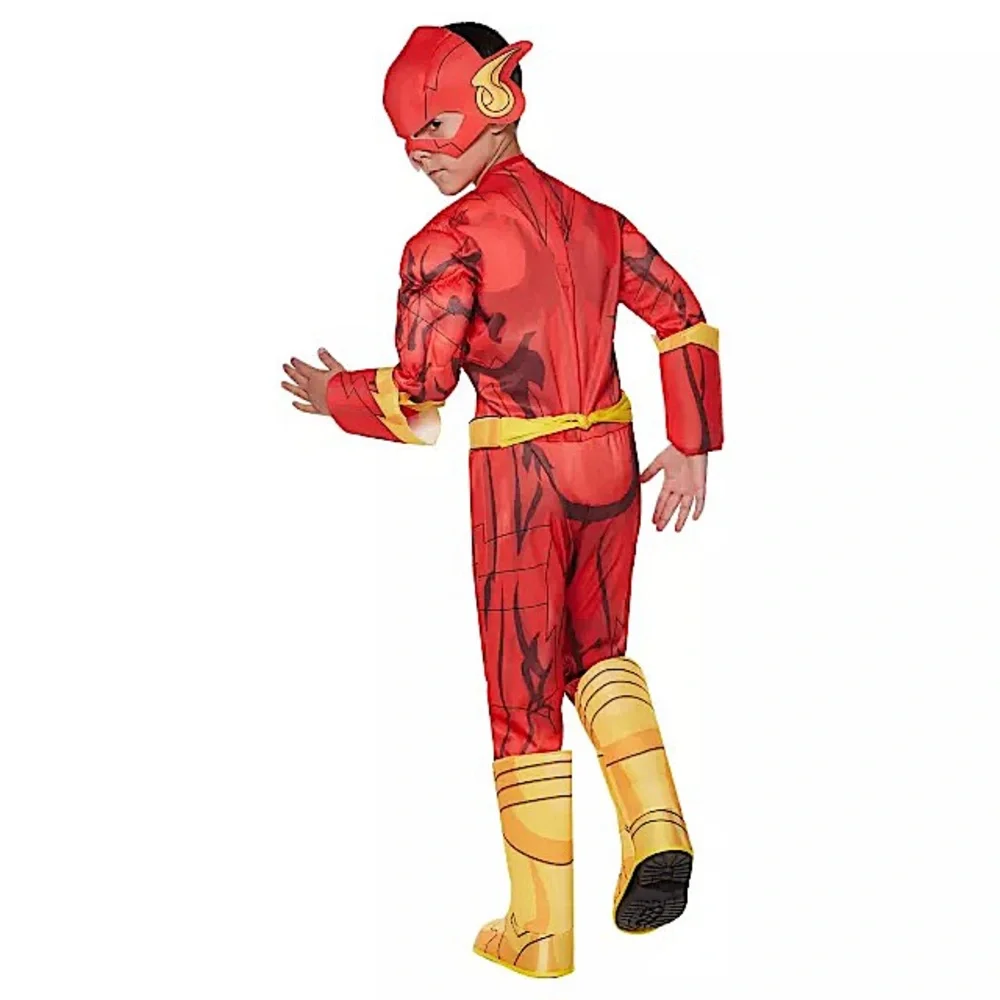 KIDS THE FLASH HALLOWEEN COSTUME SIZE MEDIUM 8-10